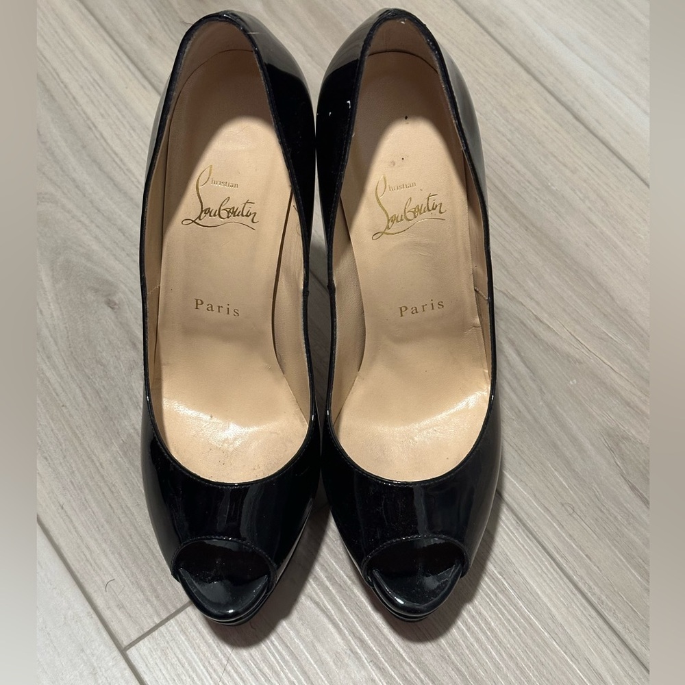 Christian Louboutin Peep Toe Heels